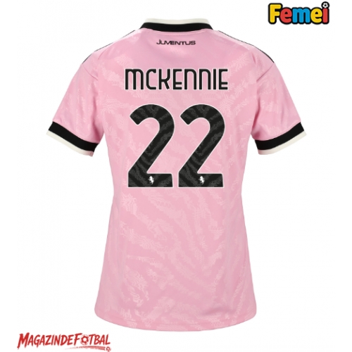 Juventus Weston McKennie #22 Tricou Fotbal Replică 2026-27 Femei Deplasare Juventus Weston McKennie #22 Tricou Fotbal Replică 2026-27 Femei Deplasare